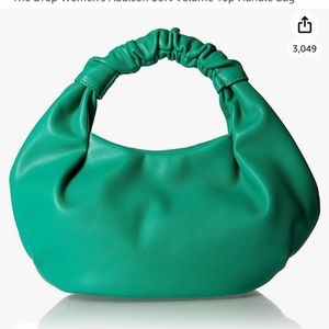 Kelly Green faux leather purse